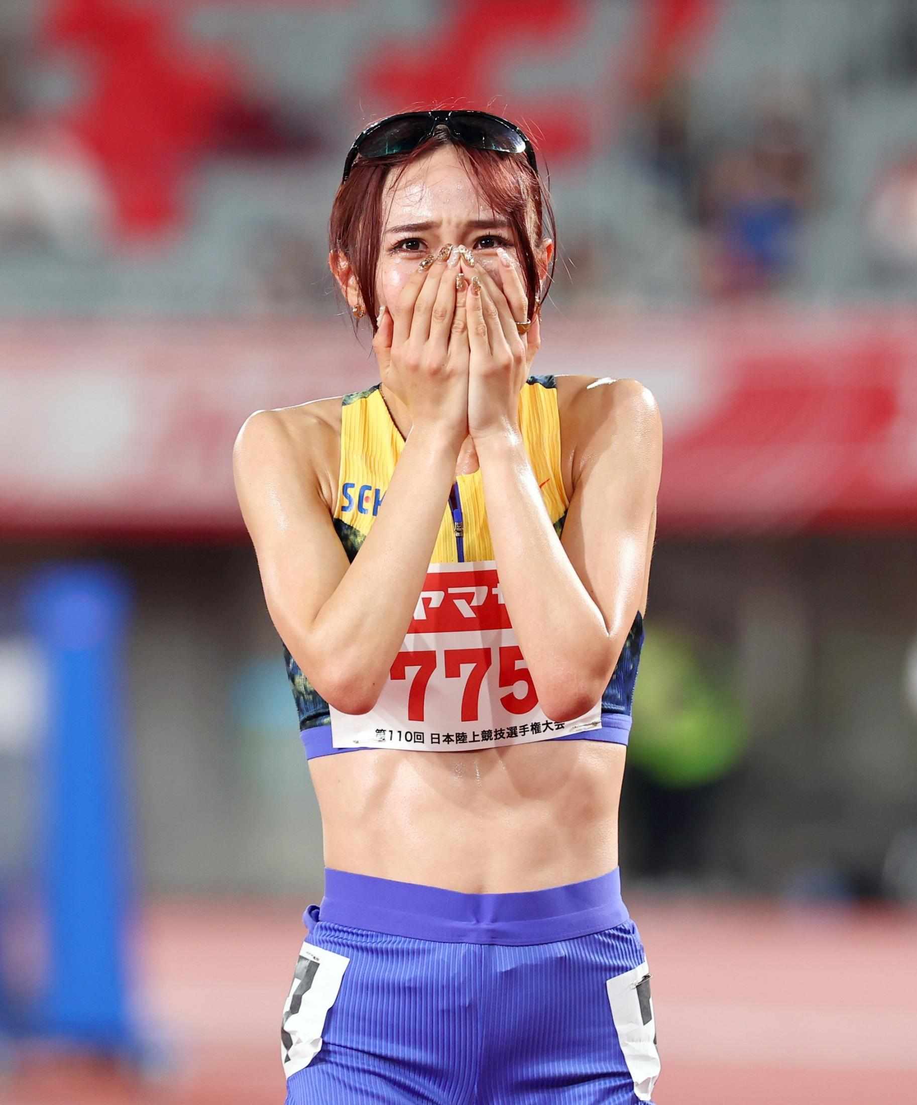 山本有真が涙の大逆転V「信じられない」圧巻ラストスパートでゴール直前に田中希実を抜き去る アジア大会代表内定「堂々と走れる」(デイリースポーツ)