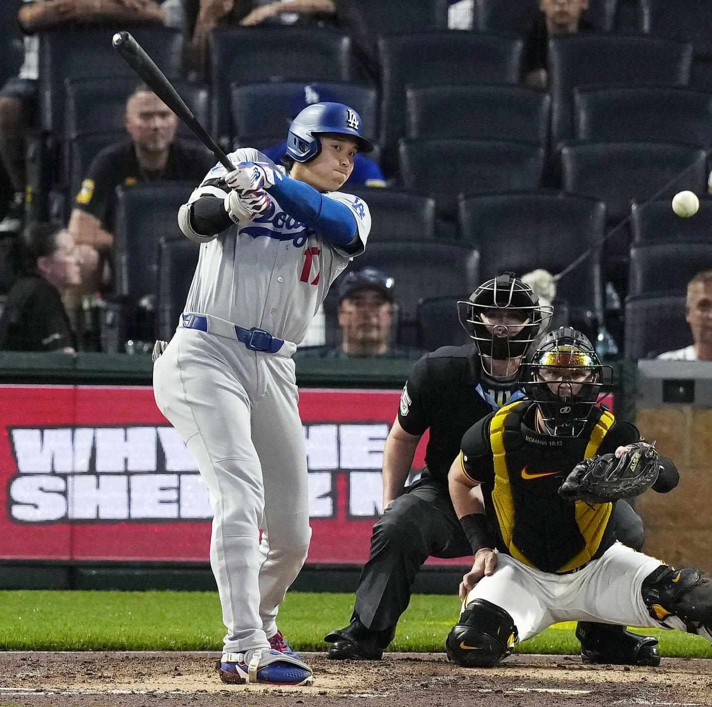 ドジャース３６分の圧巻猛攻で大勝！七回に打者１５人で１０得点！大谷翔平は適時二塁打＆押し出し四球　打者１０人目で１アウト　敵地ファンは大ブーイング（デイリースポーツ）