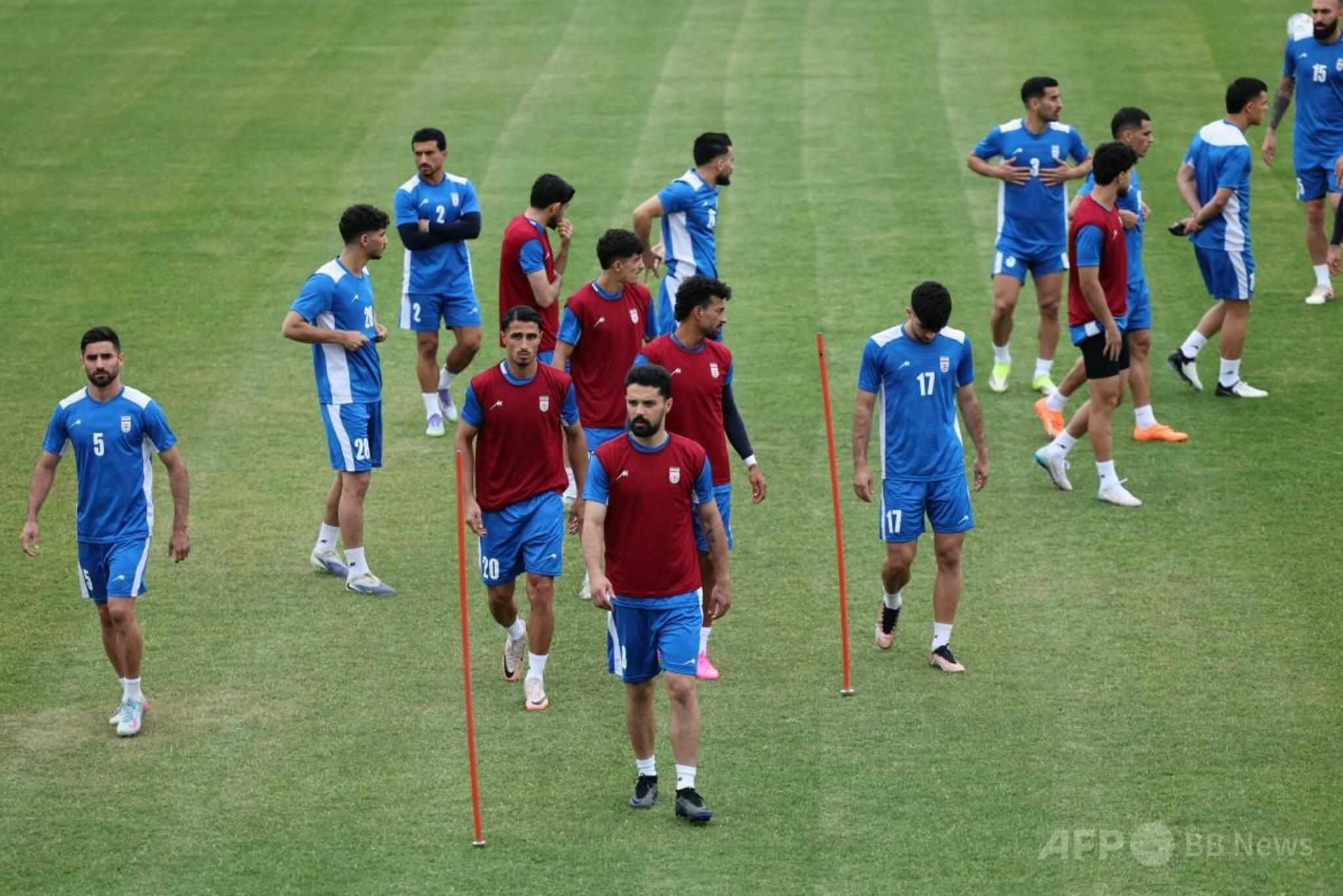 イラン代表、W杯のチーム拠点を米国からメキシコに変更(AFP=時事)