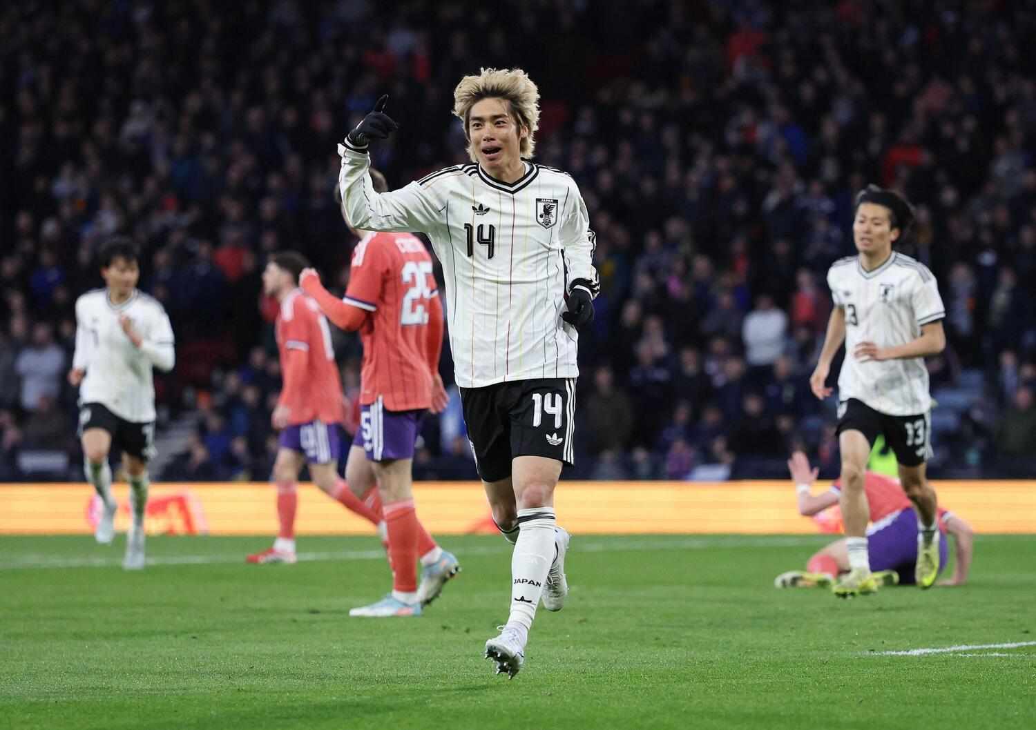【日本代表】伊東純也が決勝点！W杯出場国スコットランドに１－０勝利　彩艶ビッグセーブ連発！（日刊スポーツ）
