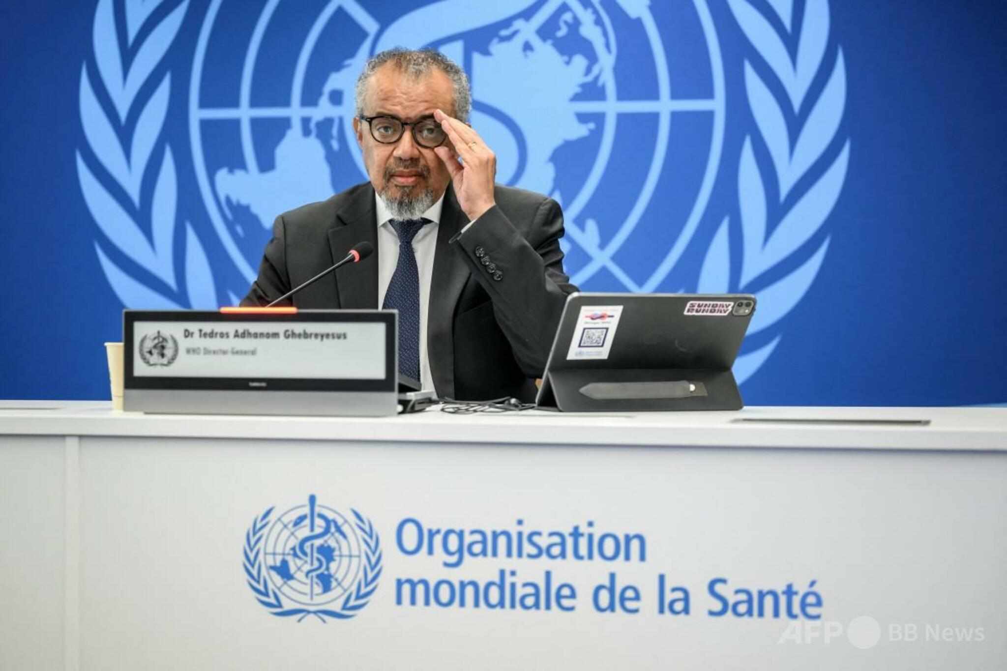 エボラ出血熱、世界レベルでの感染拡大リスク「低」 WHO(AFP=時事)